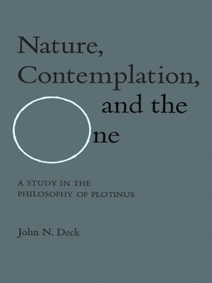 cover image of Nature, Contemplation, and the One